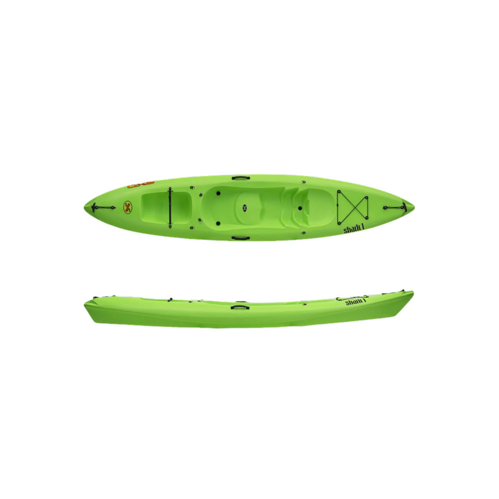 EXO Shark 1 Sit on Top Kajak Grün