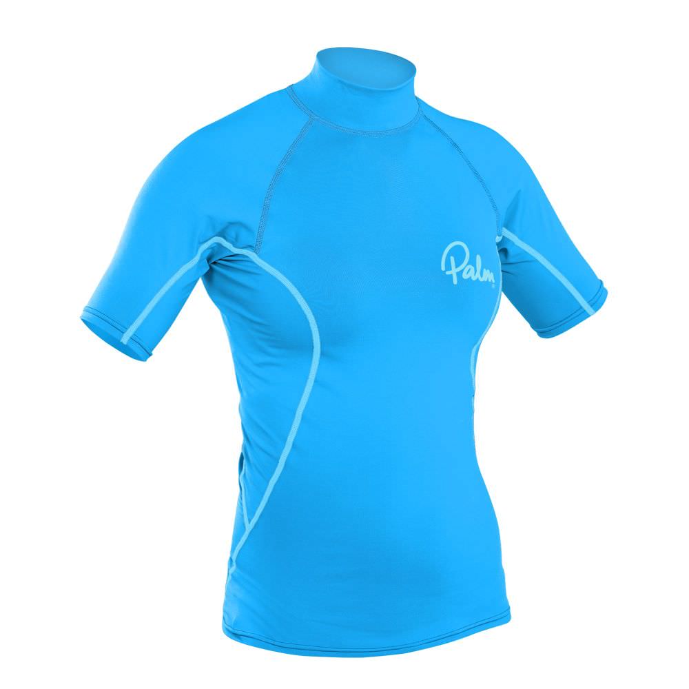 Palm Rash Guard Kurzarm Shirt Frauen