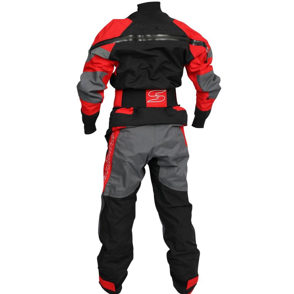 Sandiline Kayak Extreme 4L Frauen Trockenanzug rot back
