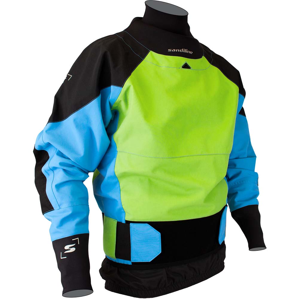 Sandiline ExtremeDry 4L-M22 Trockenjacke grün-blau seitlich