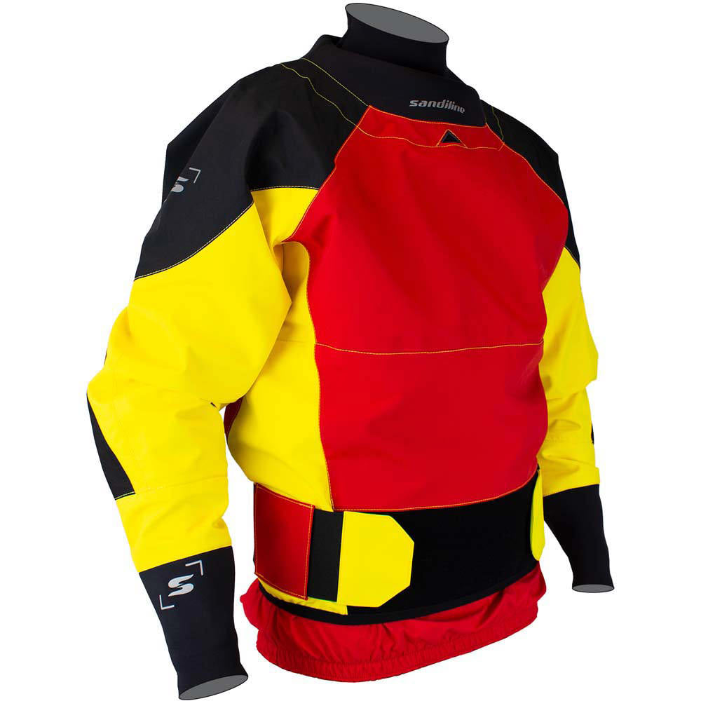 Sandiline ExtremeDry 4L-M22 Trockenjacke rot-gelb seitlich