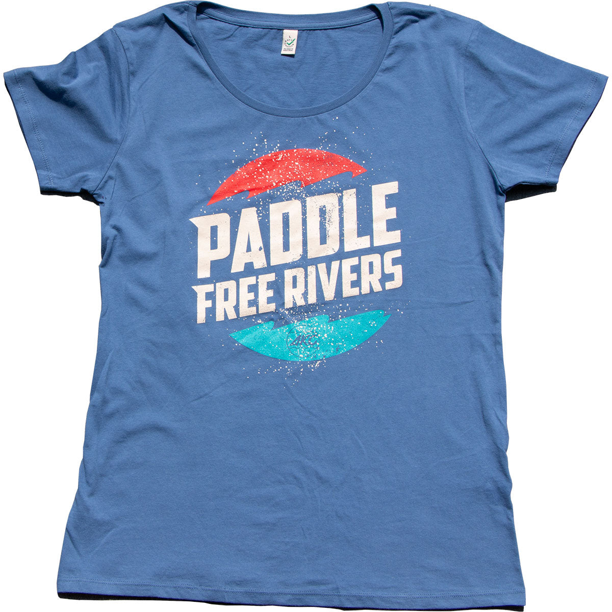 AKC T-Shirt Paddle Free Rivers Frauen