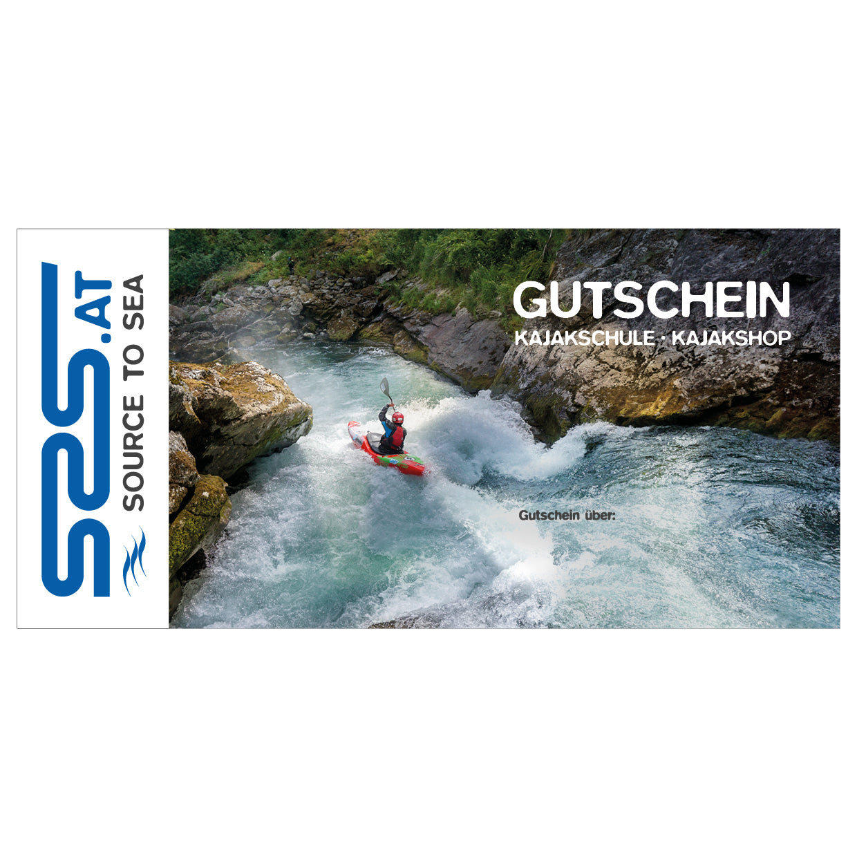 Gutschein Kajakshop Papier