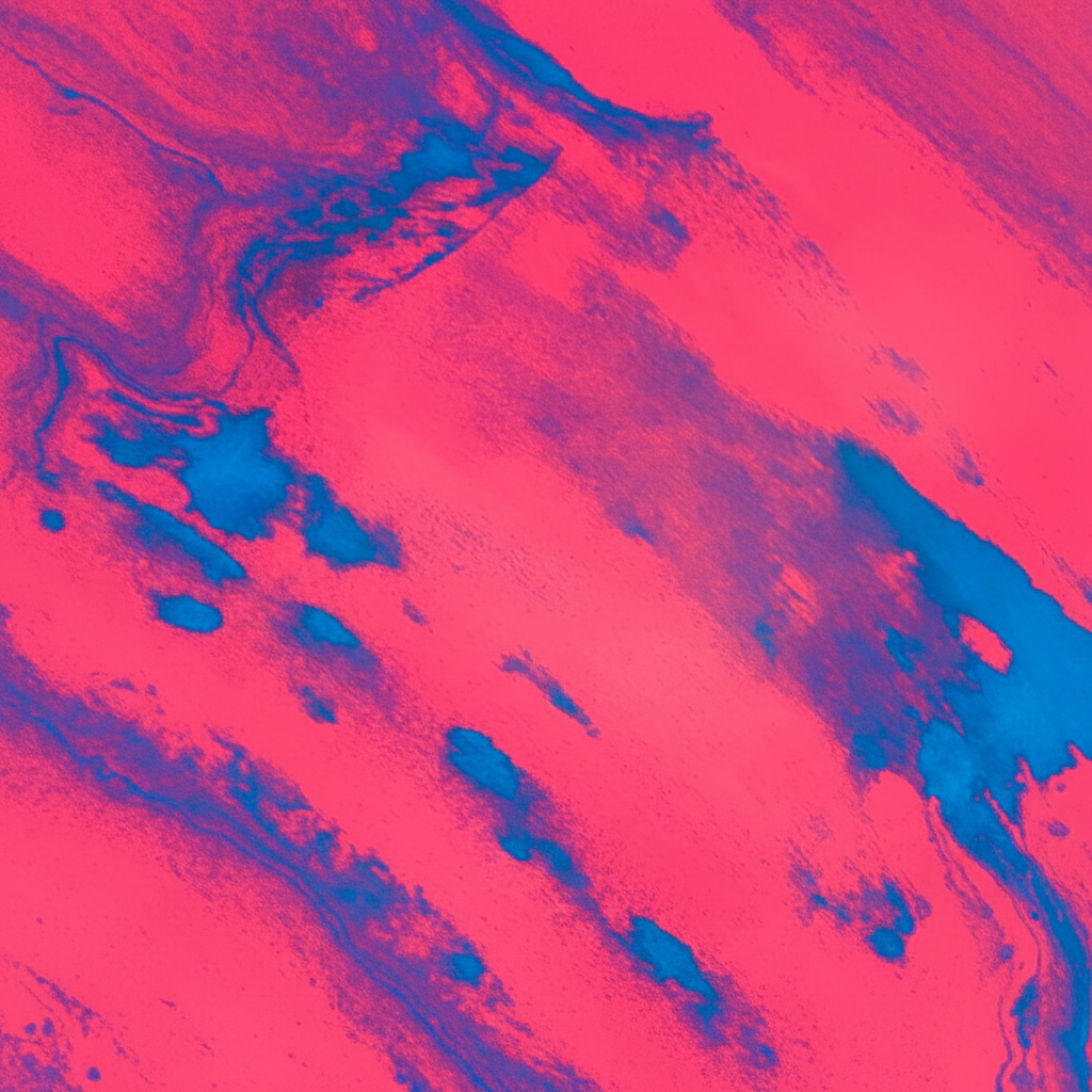 Magenta-blaues marmoriertes Bild