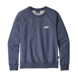 Patagonia Womens Pastel P-6 Label Midweight Crew Sweatshirt Classic Navy