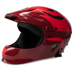 Sweet Rocker FullFace Helm Earth Red Scorch Red Seite